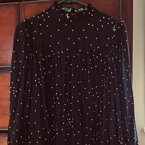 Black and White Polka Dot Dress - A New Day - Size XS